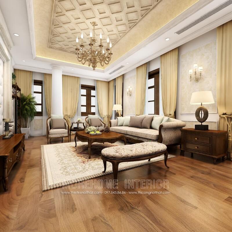 Sofa biệt thự tân cổ điển Sofa biệt thự tân cổ điển