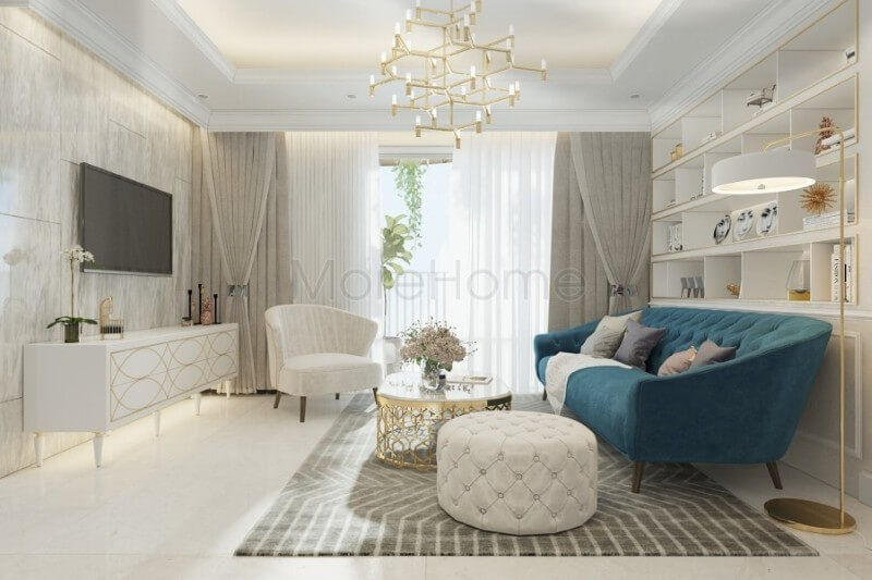 Thiết kế nội thất căn hộ Vinhomes Central Park đẳng cấp Nội thất chung cư tân cổ điển đẹp