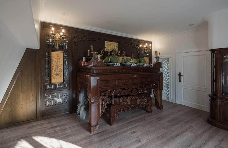 Tủ thờ 2 tầng cao cấp của biệt thự Imperia Hải Phòng.