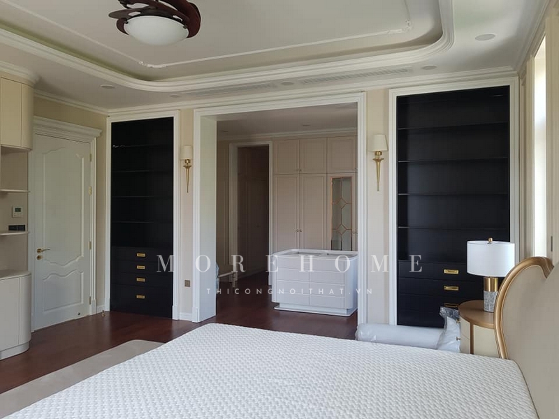 Thi công nội thất phòng ngủ mang tới cho không gian đầy đủ, sự tiện nghi, diện mạo mới thể hiện tính cách, sở thích, gu thẩm mỹ của chủ nhân