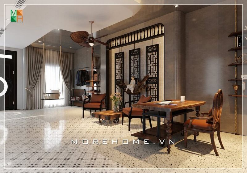 Những mẫu thiết kế nội thất hiện đại theo phong cách Đông Dương của đã đem lại ấn tượng mạnh mẽ với sự đơn giản nhưng vẫn giữ được tính tiện nghi của nó.